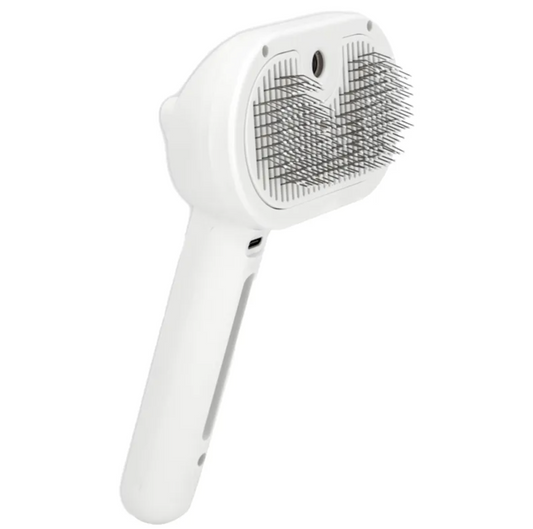 3-i-1 steam grooming brush